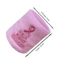thumbnail image 5 of Couver Pink Breast Cancer Awareness Ribbon Embroidery Wristband(Wrist Sweatband) -1 Pair, 4" Light Pink/HFC, 5 of 9