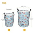 thumbnail image 2 of Lsque Brain Training pattern Laundry Hamper Basket, Tall Woven Rope Hamper Basket for Clothes, Lightweight Storage Basket, Collapsible Waterproof-Medium, 2 of 8