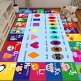 thumbnail image 4 of Kids Play Rug Playtime Collection ABC Alphabet, Numbers, Shapes,Animal And Color Educational Learning Area Rug Carpet For Living Room Bedroom Playroom Classroom 110"x78.7", 4 of 7