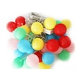 thumbnail image 2 of LSLJS Christmas Cotton Ball Ice Strip Lights, 6.56 ft Colorful Christmas Ball LED String Lamp with Remote Control, USB Charging 8 Modes Christmas Decorations Hanging Ornaments for Wedding Party Patio, 2 of 6