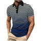 thumbnail image 1 of Mens Manga Corta Botón Abajo Camisas con Bolsillo Pulover Botón de Impresión de la Camisa de Solapa de Poliéster Cuello de Vuelta, Blusa Casual para Hombres, 1 of 5