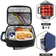 thumbnail image 2 of OPUX Lunch Box for Men, Insulated Lunch Bag for Women | Soft Lunchbox for Work, School with Pocket and Clip On Handle | Reusable Compact Lunch Cooler Pail | Fits 6 Cans, 2 of 7