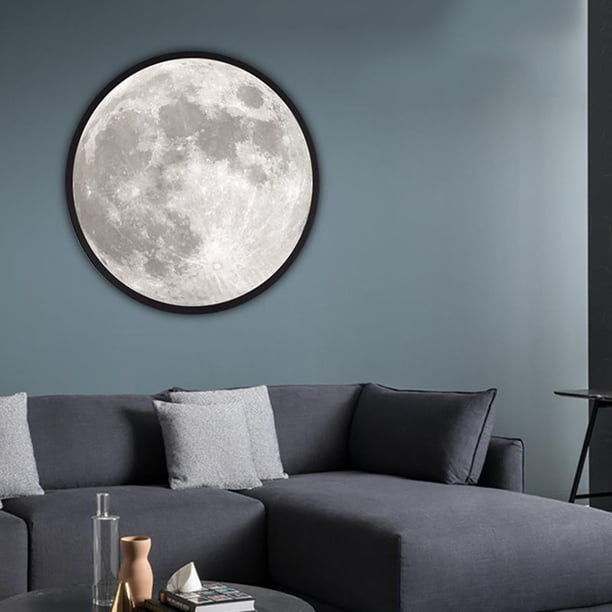 Espejo LED con luz de luna para niñas lámpara de noche Wdftyju romántica para mesita de noche espejo mágico para decoración del hogar regalo de Navidad