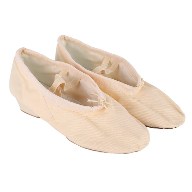 Zapatillas de ballet Nikou transpirables de lona color rosa talla 38