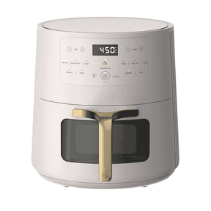Thyme & Table 6 Quart Ceramic Air Fryer, Sand White