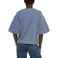 thumbnail image 2 of Madewell womens Puff Sleeve Sweatshirt, XXL, Blue, 2 of 3