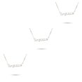 thumbnail image 3 of Collar del zodiaco Minnieouse Sagitario Plata Ins Colgante para amante Amigo, 3 of 6