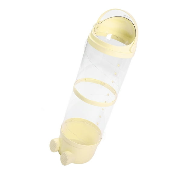 Plush Toy Storage Bucket, Stuffed Animal Storage Tube 97cm Multipurpose Visible for Bedroom ,Cream Yellow,Green