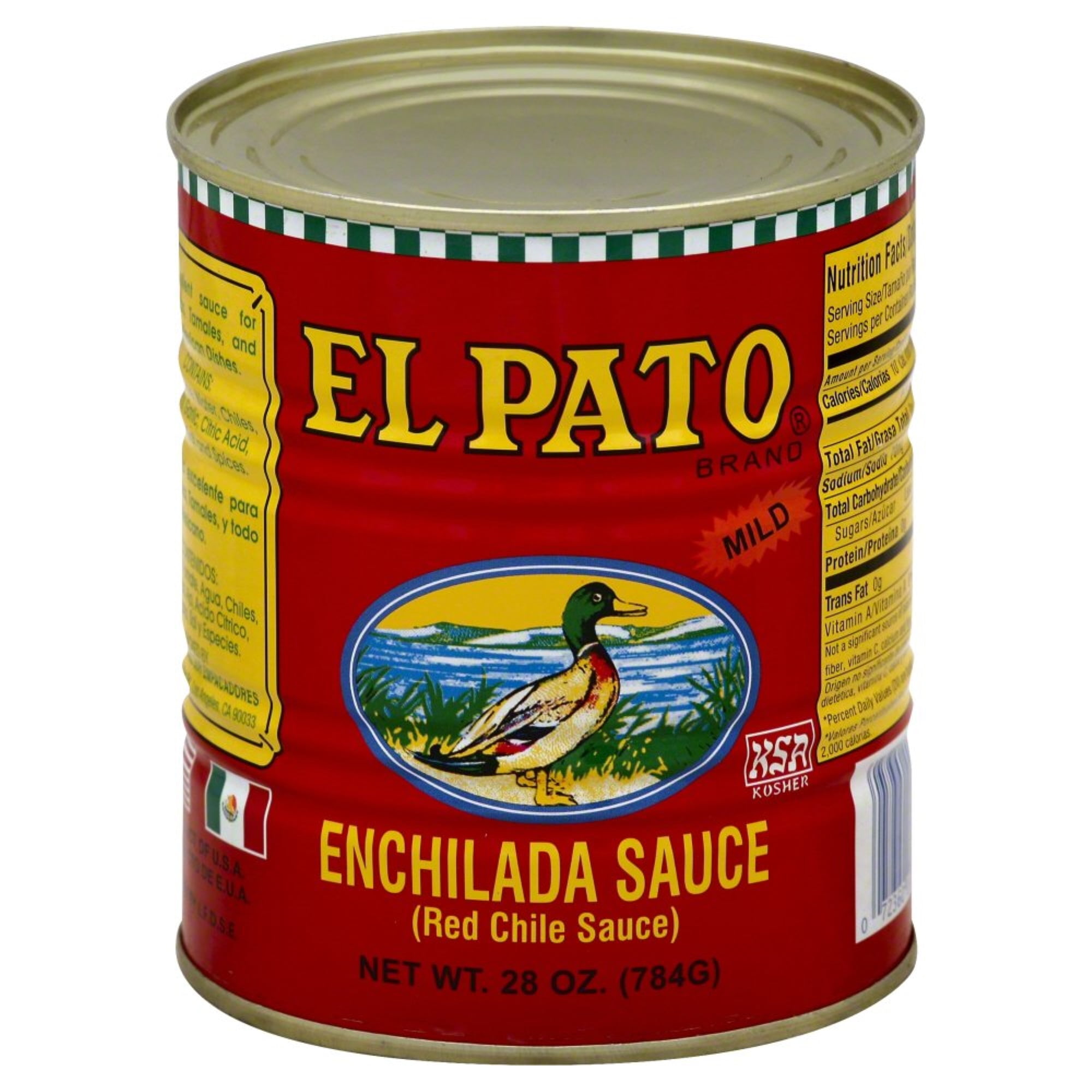 El Pato Enchilada Sauce, Mild, 28 Oz