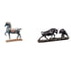 thumbnail image 1 of Figura de caballo,Figura de caballo Escultura animal coleccionable,Estatua de escritorio,Figura decorativa de pelea de toros y osos,Colecciones de esculturas de toros,artesanía de, 1 of 8