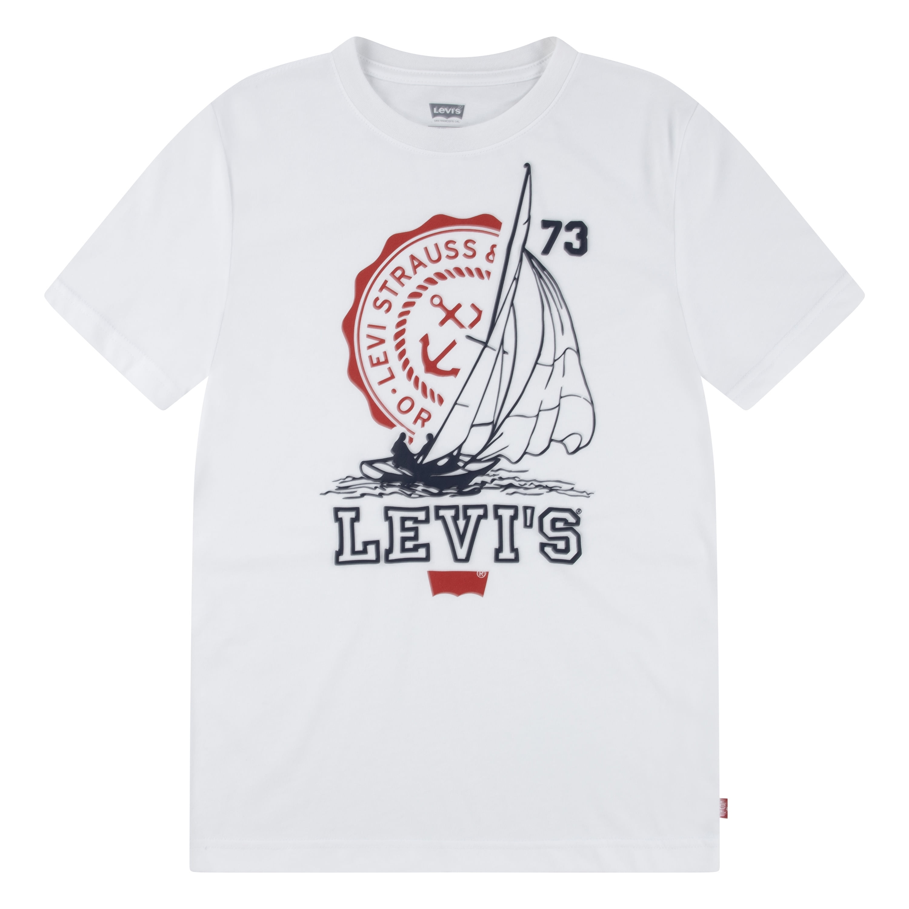 Levi's Little and Big Boys Graphic Tee with Short Sleeves, Sizes 4-20