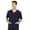 NAVY, variant on HEAL+WEAR Men's V-Neck Scrub Top with Multiple Pockets – Classic Fit Medical Uniform Shirt for Clinical, Nursing