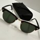 thumbnail image 5 of RB-Hip Hop-sunglasses New Clubmaster Classic Polished Tortoise on Gold RB3016 W0366 49-21, 5 of 5