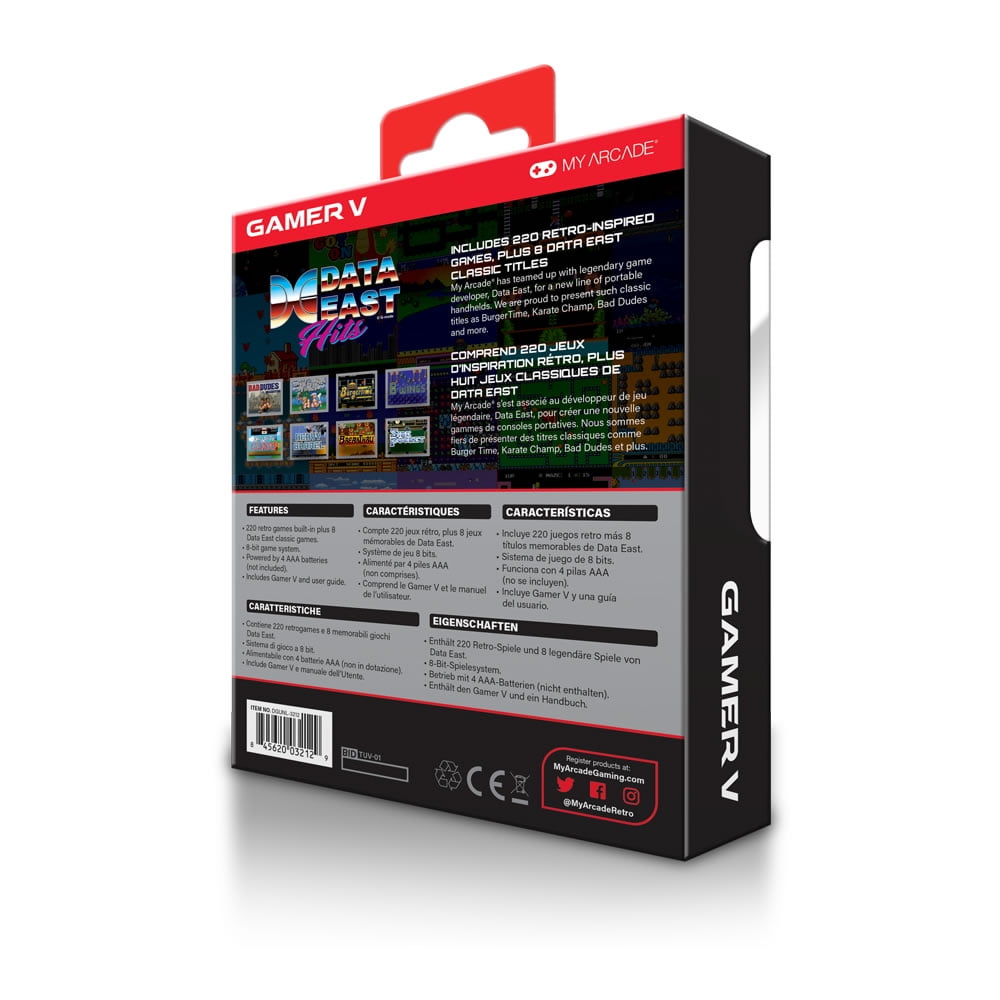 Gamer V Data East Hits Portable, dreamGEAR My Arcade, Retro Gamer V Data East Hits Portable, dreamGEAR My Arcade, Retro