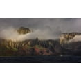 thumbnail image 2 of Wangqian, Jerry 14x10 White Modern Wood Framed Museum Art Print Titled - Ancient Cliff, 2 of 4