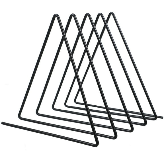Masteelf Triangle File Holder Metal Magazine Organizer Desktop Storage Magazine Rack Wire Organizer Rack for Office and Home Black