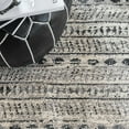 thumbnail image 4 of nuLOOM Galant Striped Ethnic Tassel Area Rug, 4' x 6', Ivory, 4 of 4