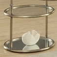 thumbnail image 4 of Furniture of America Table d'Appoint en Verre Champagne, 4 of 4