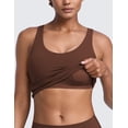thumbnail image 4 of CRZ YOGA Butterlift Racerback Crop Tank Tops for Women U Neck Yoga Padded Longline Sports Bras Workout, 4 of 5
