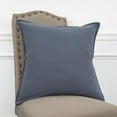 thumbnail image 5 of Rizzy Home 20" x 20" Poly Filled Pillow with Cotton Cover in Blue, 5 of 5