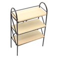 thumbnail image 3 of Mini-House Bookshelf Toys Wood 3-Tier Shelving Model Multi-frame Multi-frame Multipurpose Miniature Organizer Micro Photography Furniture Accessory Kitchen, 3 of 6