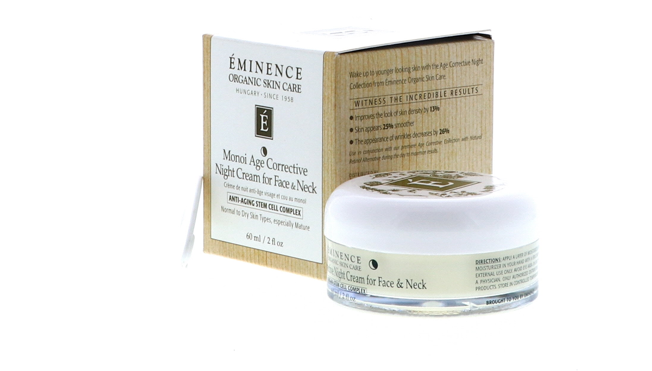 Eminence Monoi Night Face Cream Face & Neck 2 oz - New in Box