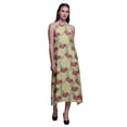 thumbnail image 1 of Bimba Floral Vacances d'Été Fête Licou Beachwear Femmes BacklessDress-Large, 1 of 6