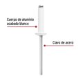 thumbnail image 2 of Bolsa c/50 remaches 5/32"x1/2" blancos aluminio, ala 5/16" Fiero R-58BB, 2 of 4