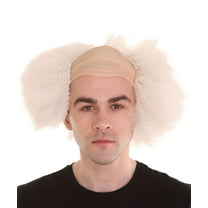 Bald old men Style Wig | Bald Cap White Wig