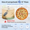 thumbnail image 2 of Lampshades 2 Pack Grey Heron Standing Tranquil Pond Reeds Wildlife Oriental 13"x13"x10" Light Shade for Table Lamps Floor Lamp Shades Lampshade Replacement Easy Assembly, 2 of 8