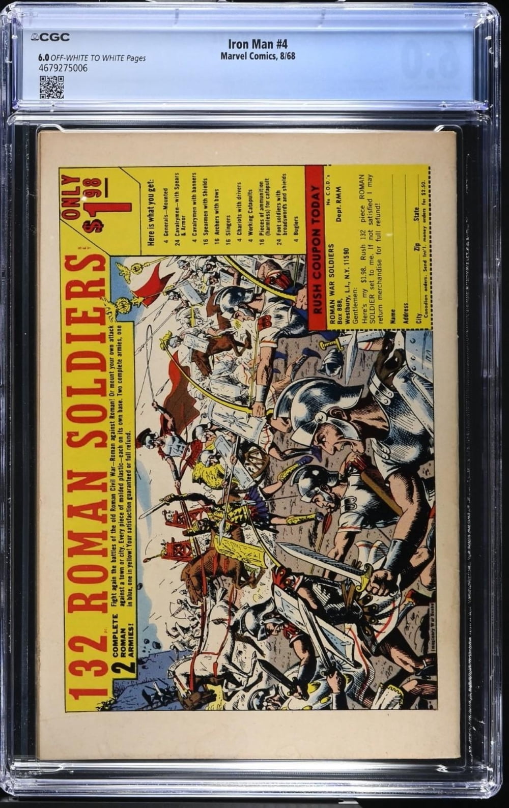 Iron Man #4 - CGC 6 Comic Book