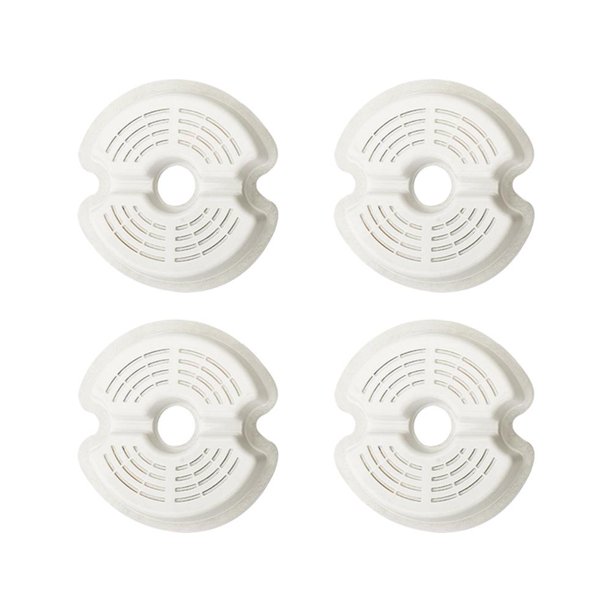 Dispensador para Fuente Perro Gato Filtro Reemplazo Carbón Activado 12 Uds. (4 Uds.)