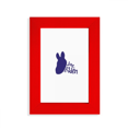 thumbnail image 1 of United States Democrats Politic Joe Blue Profile Picture Display Art Red Photo Frame, 1 of 4