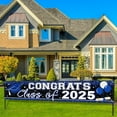 thumbnail image 2 of ZLBDYG Blue and Black Graduation Decorations Class of 2025 Banner Class of 2025 Yard Banner Sign We Are So Proud of You Graduation Backdrop Indoor Outdoor Decor, 2 of 4