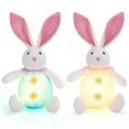 thumbnail image 1 of 2Pcs Easter Bunny Decorations Easter Gnomes, LED Easter Decor, 1 of 5