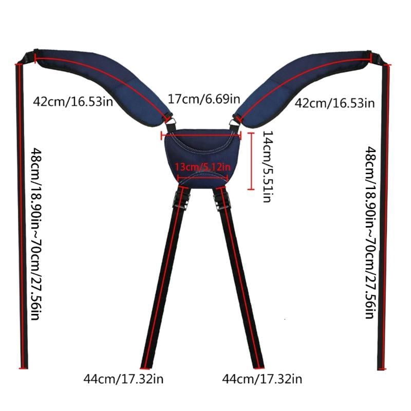 CEORPER Golf Bag Shoulder Strap Comfortable Double Shoulder Straps Adjustable Padded