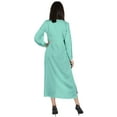 thumbnail image 4 of Moomaya Solid Hook & Eye Kurta Dress For Womens Long sleeves Indian Ethnic wearKurti, 4 of 7