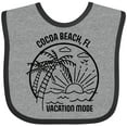thumbnail image 3 of Inktastic Summer Vacation Mode Cocoa Beach Florida Boys or Girls Baby Bib, 3 of 4