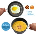 thumbnail image 3 of Gutsdoor Camping Cookware Set Camping Gear Camp Mess Kit Campfire Utensils Non-Stick Cooking Equipment Lightweight Stackable Pot Pan Bowls with Storage Bag for Outdoor Hiking, 3 of 8
