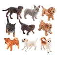 thumbnail image 4 of 9 minifiguras de perro, juguete de cachorro, juego de manualidades educativas, modelo animal simulado para bricolaje, paisajismo, juguetes de baño., 4 of 8