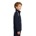 thumbnail image 3 of Sport-Tek Youth Comfortable Stylish Tricot Track Jacket, 3 of 6