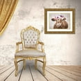 thumbnail image 3 of Villa, Mlli 24x19 Gold Ornate Wood Framed with Double Matting Museum Art Print Titled - Cow Flowers, 3 of 4