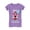 Lavender, variant on Gift for 2 Year Old Girl 2nd Birthday Funny Cupcake Infant Girls' Fitted T-Shirt 2T Chill Blue