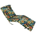 thumbnail image 3 of Blazing Needles 72-inch by 24-inch Outdoor Chaise Lounge Cushion - 72" x 24" Beachcrest Caviar, 3 of 5