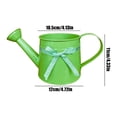 thumbnail image 3 of Metal Watering Can with Ribbon Bow,1 Gallon Watering Can Metal,Vintage Sprinkling Tin Watering Can for Indoor Outdoor Plants, Galvanized Steel Watering Cans for Flower, 3 of 5