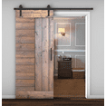 thumbnail image 2 of Essencaliy 36in x84in Solid Wood Barn Door, Made-in-USA Farmhouse Interior Sliding Barn Door With 6.25ft Barndoor Hardware Kit (DIY), 2 of 5