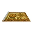 thumbnail image 2 of Ahgly Company Machine Washable Indoor Rectangle Persian Yellow Traditional Area Rugs, 5' x 7', 2 of 4