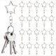 thumbnail image 1 of 50 Llaveros con de Resorte en Forma de Estrella, con Hebilla de Cadena y Anilla Abierta, para Hacer Joyas y Llaveros., 1 of 7