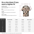 thumbnail image 7 of Vsdgher Funny Chicken Print Men's Wrinkle Free Untucked Cuban Shirt Business Casual Button Down Shirts Short Sleeve Shirt, 7 of 7