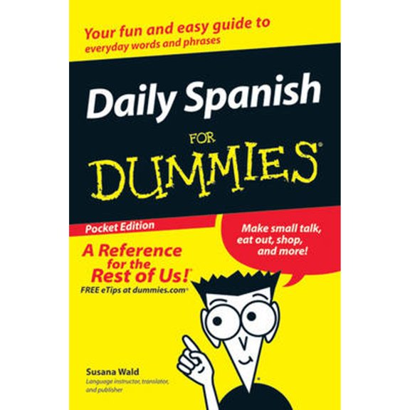 Pre-Owned Daily Spanish for Dummies Pocket Edition (Paperback) 0470055685 9780470055687